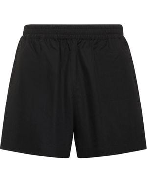 Studio Nicholson Cotton And Nylon Elio Shorts - Black