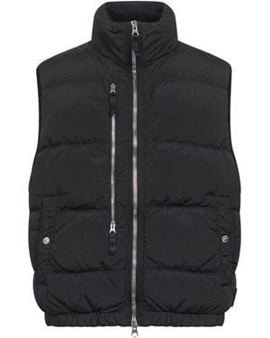 Stone Island Nylon Metal Padded Vest - Black