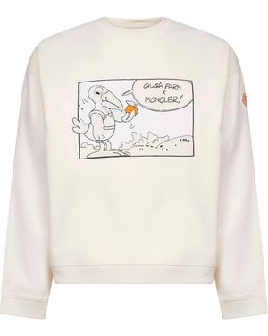 Moncler Genius Cotton Moncler X Gilga Farm Sweatshirt - White