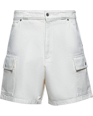 PRADA DENIM Denim Cargo Bermuda Shorts - Gray