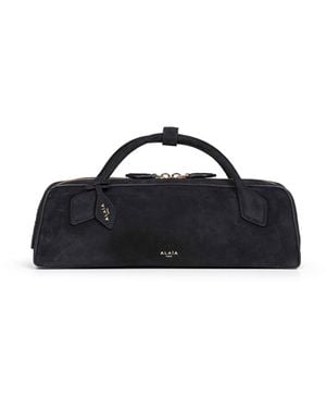 Alaïa Pochette Con Manico Le Teckel Nera - Blu
