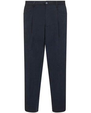 D 40 Stretch Moleskin Bricklane Trousers - Blue