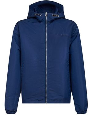 Givenchy Polyfaille Hooded Windbreaker - Blue
