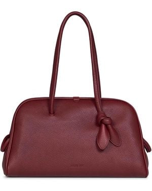 Jacquemus Burgundy The Turismo Bowling Bag - Purple