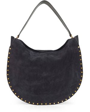 Isabel Marant Midnight Oskan Hobo Soft Shoulder Bag - Blue