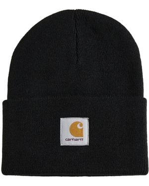 Carhartt Knitted Beanie With Logo - Black