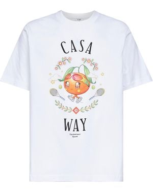 CASABLANCA Mascot T-Shirt - White