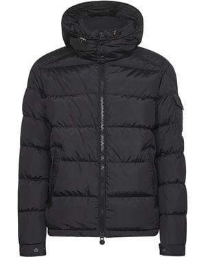 Moncler Maya Hooded Short Down Jacket - Black