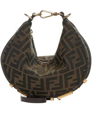 Fendi Graphy Mini Bag - Black