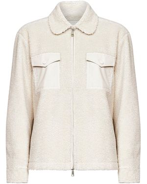 Moncler Natural Wool Bouclé Overshirt