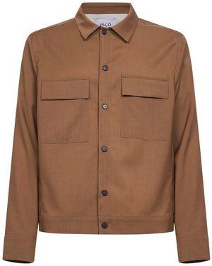 D 40 Giacca Camicia - Marrone