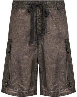 Uma Wang Washed Jersey Bermuda Shorts - Grey