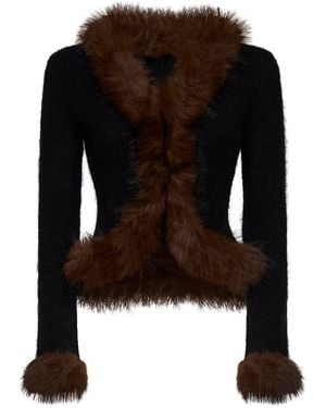 Self-Portrait Cardigan - Nero
