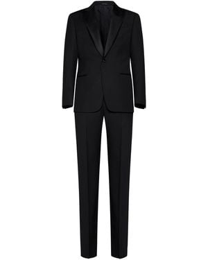 Giorgio Armani Virgin Wool Tuxedo - Black