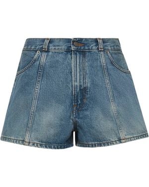 Haikure Denim Siry Shorts - Blue