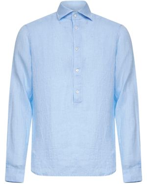 D 40 Camicia Stile Polo - Blu
