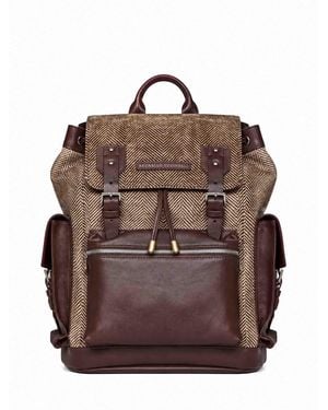 Brunello Cucinelli City Backpack - Brown