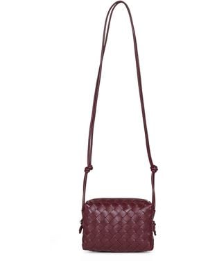 Bottega Veneta Barolo Mini Loop Crossbody Bag - Purple