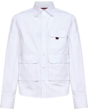 Gucci Cotton Poplin Shirt With Patch Pockets - White