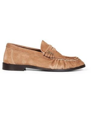 Saint Laurent Le Loafer Suede Loafers - Multicolour