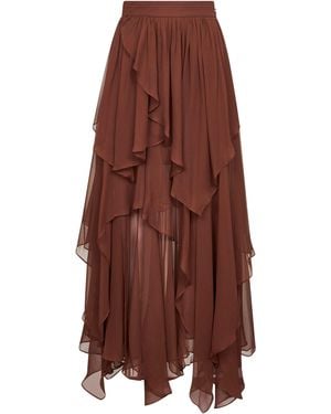 Zimmermann Gonna Midi Memento - Marrone