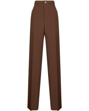 Gucci Technical Panama Trousers - Brown