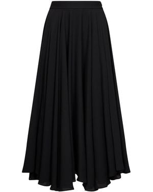 Blanca Vita Skirt Ganza Double Georgette Polyester - Black