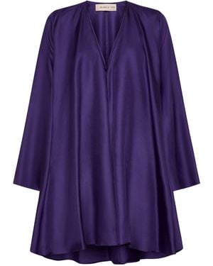 Blanca Vita Silk Aeonium Dress - Purple