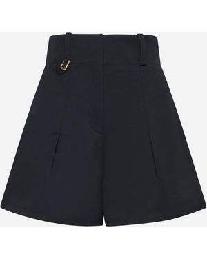 Jacquemus Black The Bari Shorts - Blue