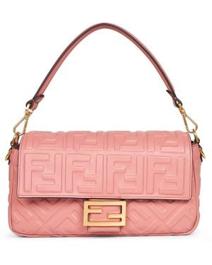 Fendi Baguette Shoulder Bag - Pink