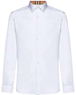 Burberry Sherfield Stretch Cotton Shirt - White