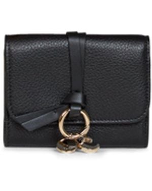 Chloé Alphabet Small Trifold Wallet - White