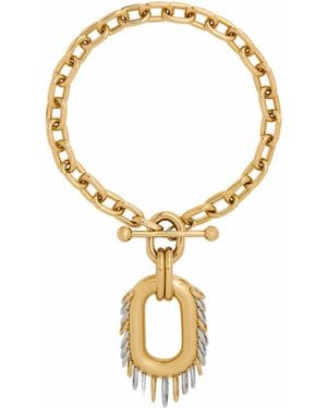 Rabanne And Punk Xl Link Necklace - Metallic