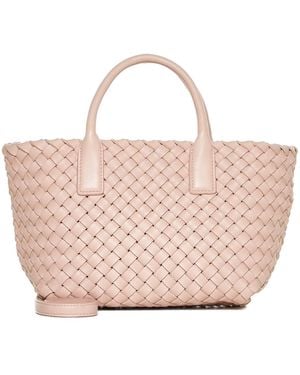 Bottega Veneta Borsa Cabat Mini - Rosa