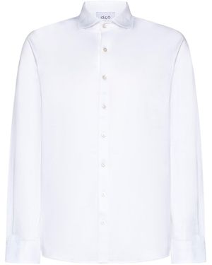 D 40 Cotton Knit Shirt - White