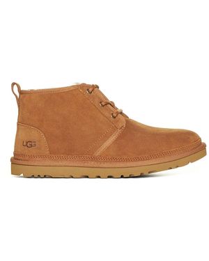 UGG Neumel Suede Leather Boots - Brown