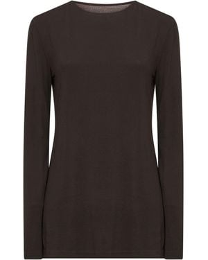 Uma Wang Stretch Jersey Blouse - Black