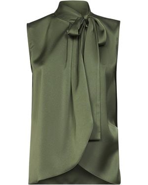 Blanca Vita Satin Topina Top - Green