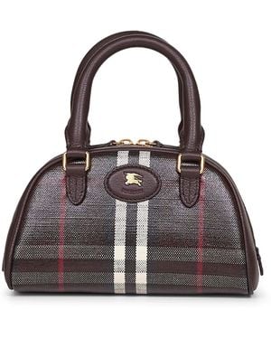 Burberry Highlands Mini Bowling Bag - Brown