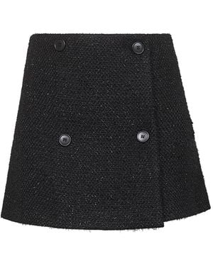 Blanca Vita Minigonna Gunkan - Nero