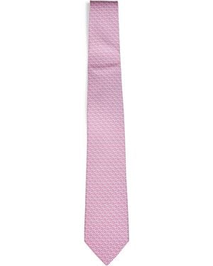 Ferragamo Cravatta Cerchio - Rosa