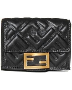 Fendi Micro Trifold Wallet - White