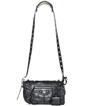 Balenciaga Le Cagole Xs Flap Bag For - White