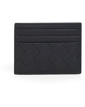 Bottega Veneta Intrecciato Credit Card Case - Black