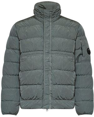 C.P. Company Castor Chrome-R Hooded Down Jacket - Green