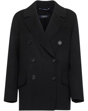 Max Mara Double Broadcloth Lukas Jacket - Black