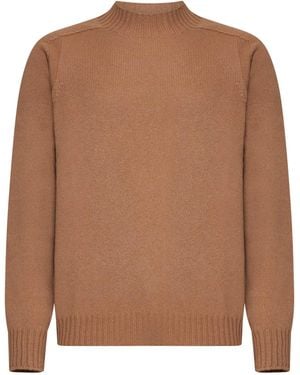 D 40 D4.0 Crew Neck Jumper - Brown