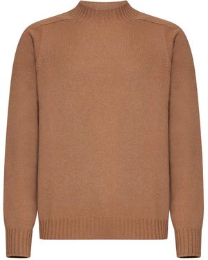 D 40 Maglione D4.0 Girocollo<Br - Marrone
