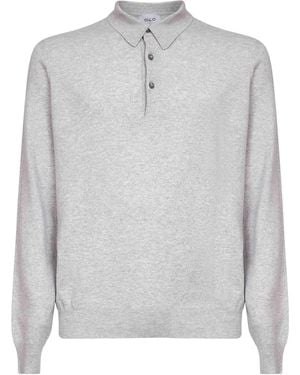 D 40 Polo A Maniche Lunghe - Grigio
