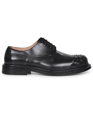 Bottega Veneta James Lace-Up Shoes - Black